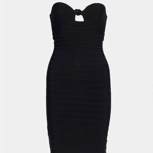 Herve Leger Black Cocktail “Arabella” Dress